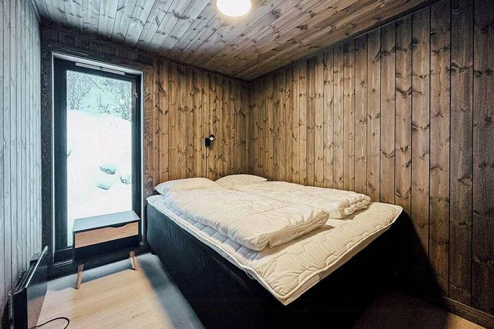 Moderne Hütte mit Bergblick bei Syningtoppen in Ål