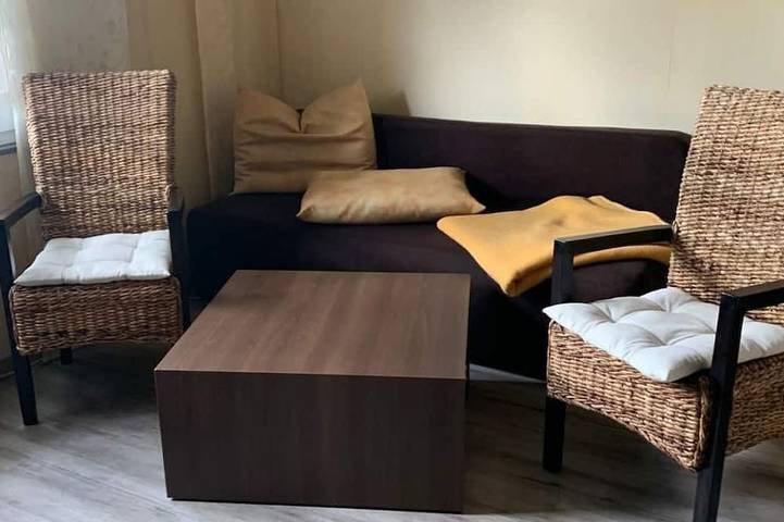 Bungalow für 3 Personen, mit Garten