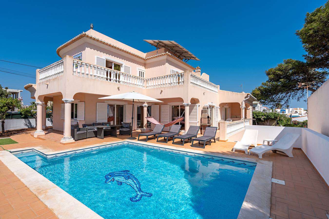 Villa Poiso Da Águia mit Meerblick in Carvoeiro, Lagoa