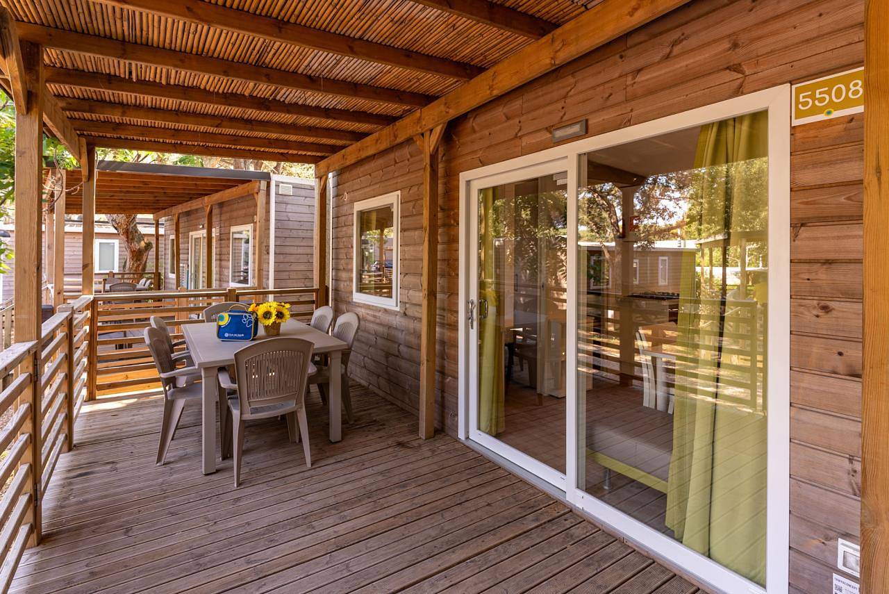 Stella del Mare Family Camping Village Lodge Superior Famliy für 6 Personen in Castiglione della Pescaia, Grosseto Provinz