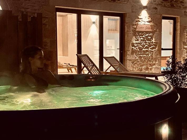 Gîte pour 2 personnes, avec piscine et sauna ainsi que jacuzzi et jardin à Saint-Évarzec - 4