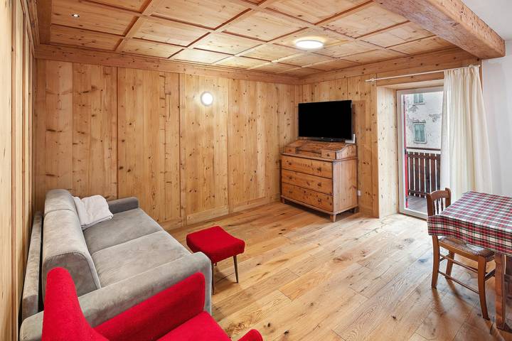 Gîte pour 6 personnes, avec balcon à Moena - 2