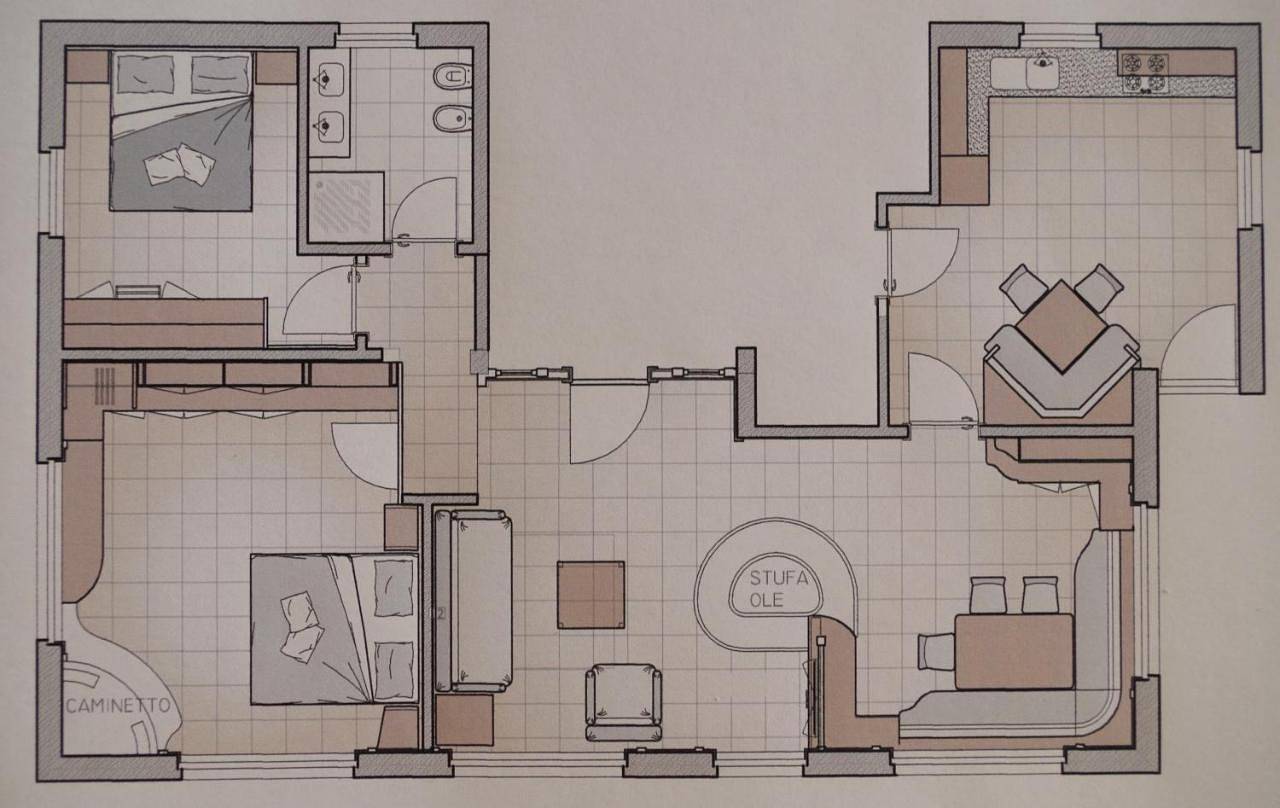 Appartamento intero, Two-Bedroom Apartment in Pinzolo, Dolomiti di Brenta