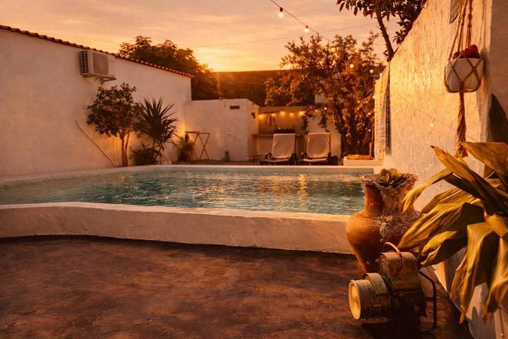 Location de vacances pour 4 personnes, avec piscine et jardin ainsi que vue et terrasse à Reguengos de Monsaraz - 4