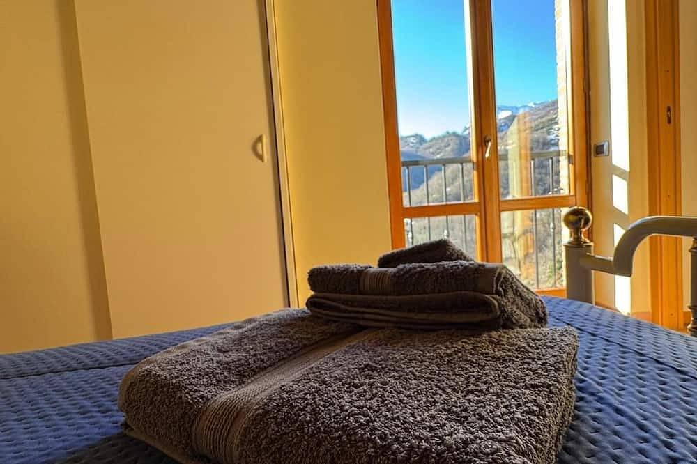 House with terrace inside the Sibillini Mountains National Park in Amandola, Monti Sibillini National Park