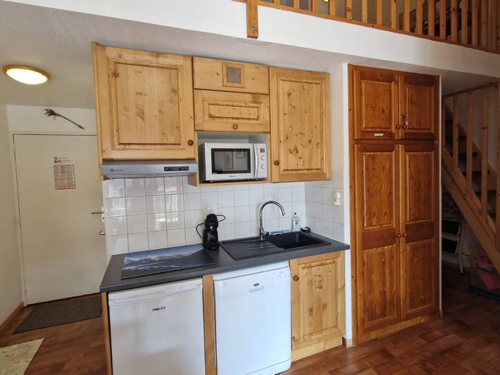 Appartement entier, Appartement 3 pièces, balcon sud - 6 pers. in Valfréjus, Modane