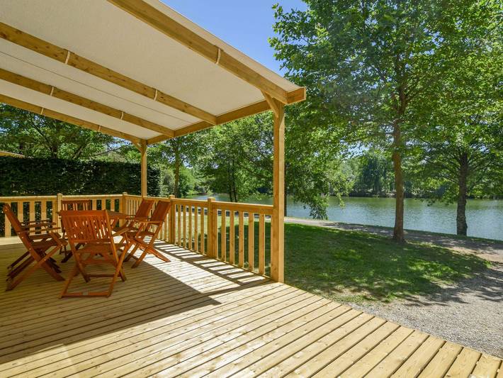 Chalet pour 6 personnes, avec Jardin et Piscine