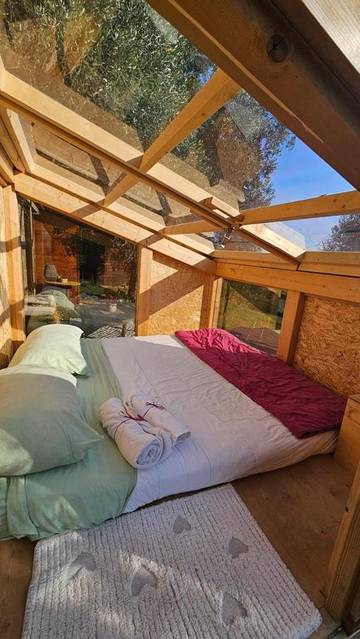 Gîte pour 2 personnes, avec vue et jardin à Calcata