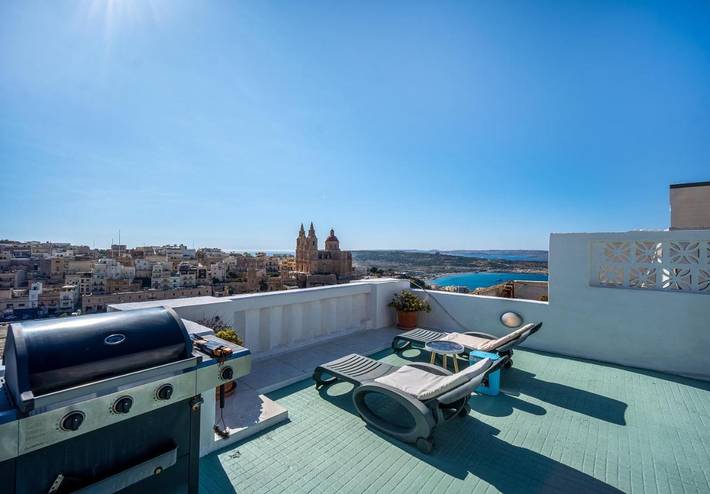 Vakantiehuis voor 5 personen, met tuin en uitzicht in Malta