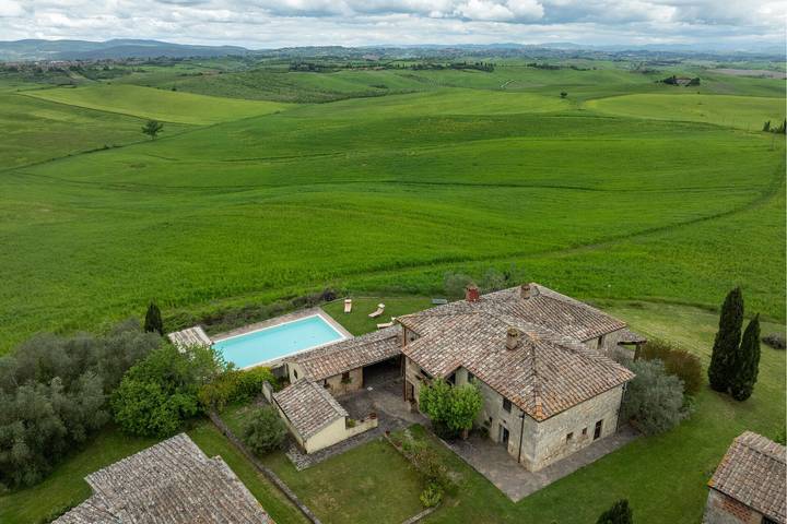 Villa pour 6 personnes, avec balcon et jardin à Monteroni d'Arbia