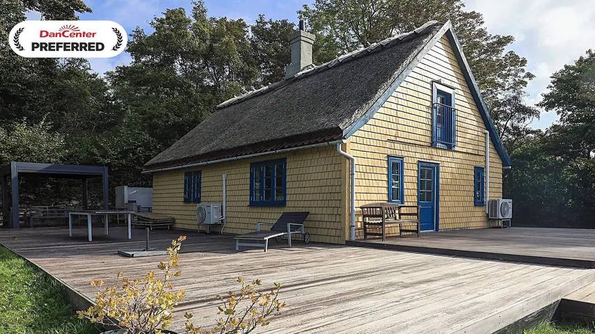 Chalet für 7 Personen, mit Terrasse auf Seeland