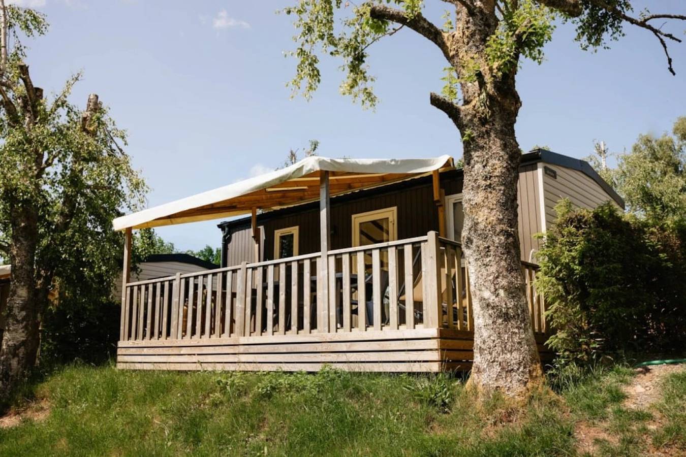 Zecamping 4* animé piscine couverte pet friendly mobil-home Tv 26m2 in Granges-Aumontzey, Parc naturel régional des Ballons des Vosges