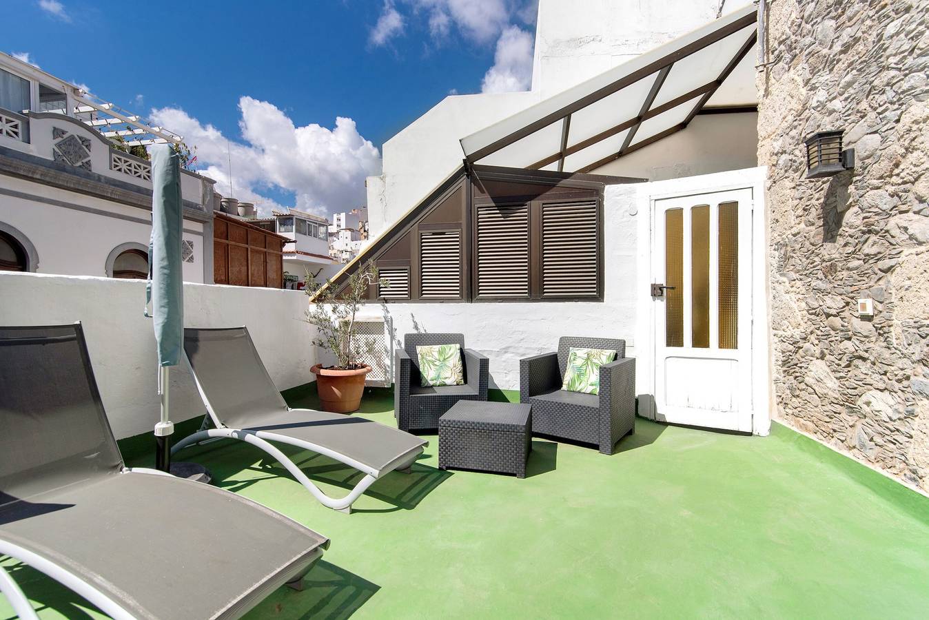 Appartement entier, Appartement Azahara avec terrasse privée in Vegueta (Gran Canaria), Las Palmas de Gran Canaria