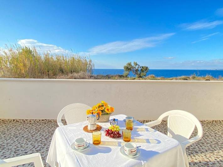 Casa vacanza per 6 persone, con panorama e terrazza a Gallipoli
