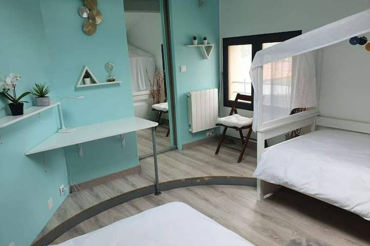 Location de vacances pour 11 personnes, avec jardin et balcon, animaux acceptés à Mios - 3