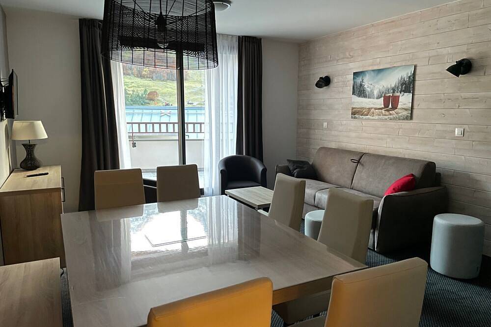 Ganze Wohnung, Gourette - Studio 6/8 Pers mit Pool und Haustiere erlaubt in Gourette, Eaux-Bonnes