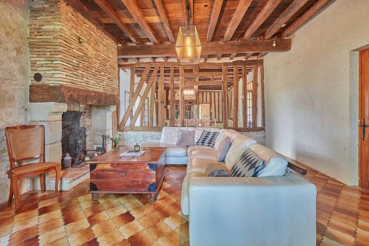 Maison de vacances pour 11 personnes, avec Terrasse ainsi que Jardin et Piscine dans le Lot-et-Garonne - 2