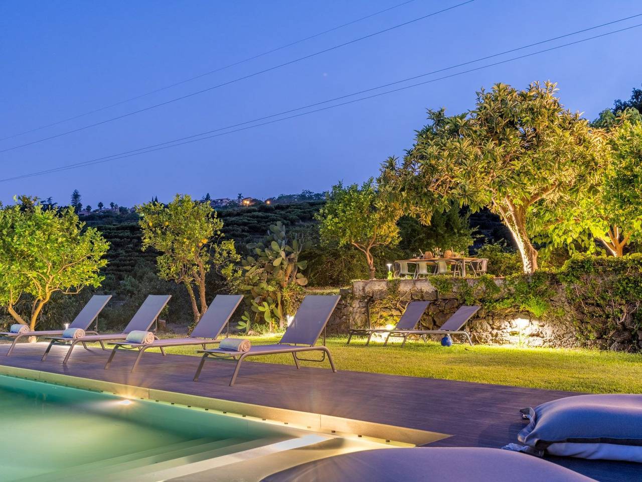 Avocado Garten in Giarre, Ätna