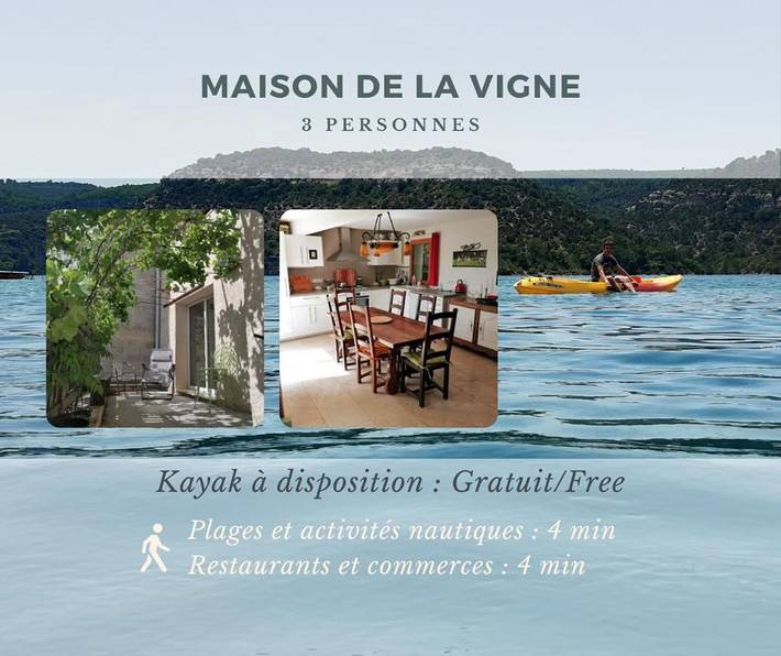Appartement de vacances pour 3 personnes, avec terrasse