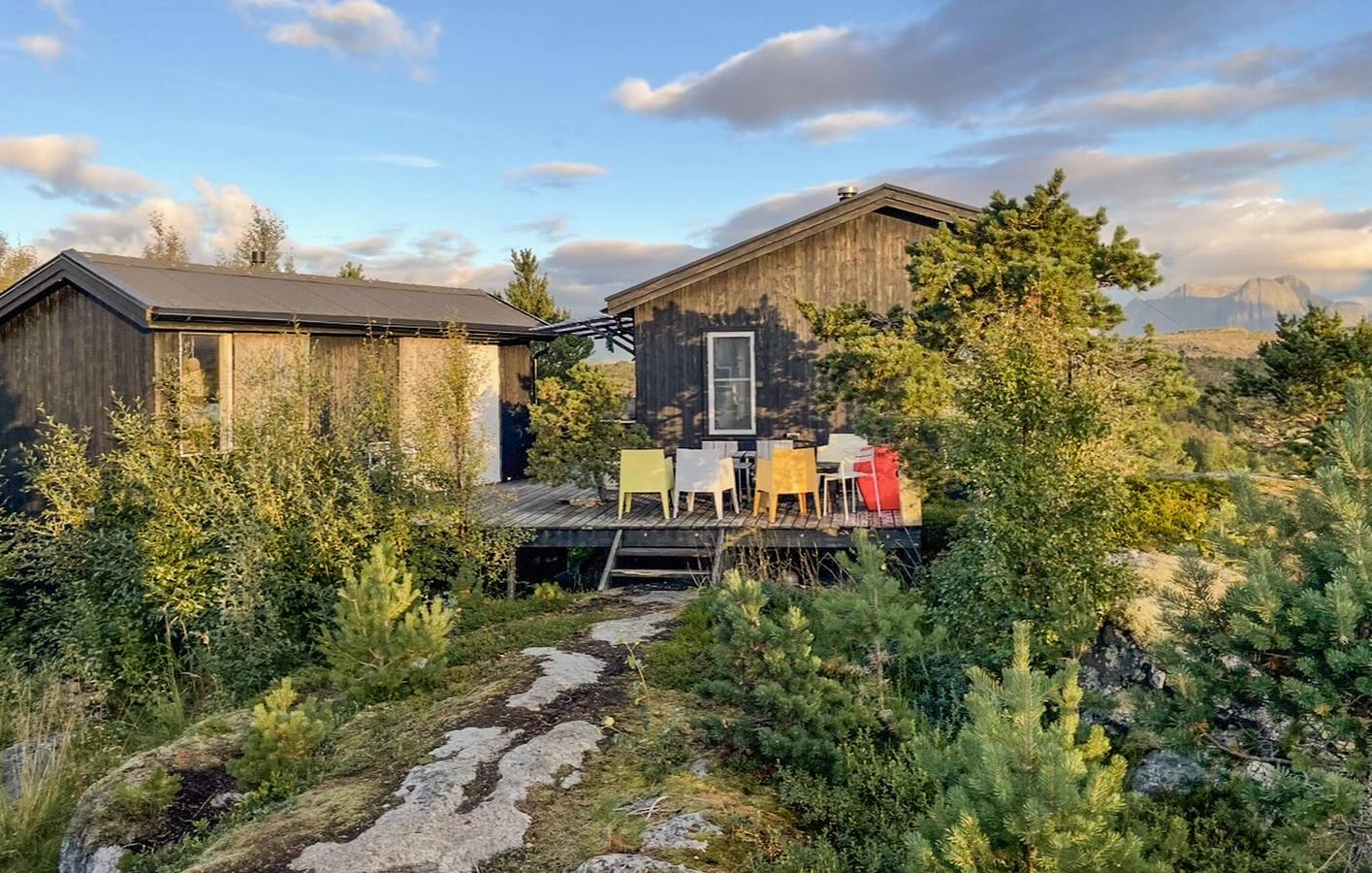 Maison de vacances pour 6 personnes avec terrasse in Ballangen