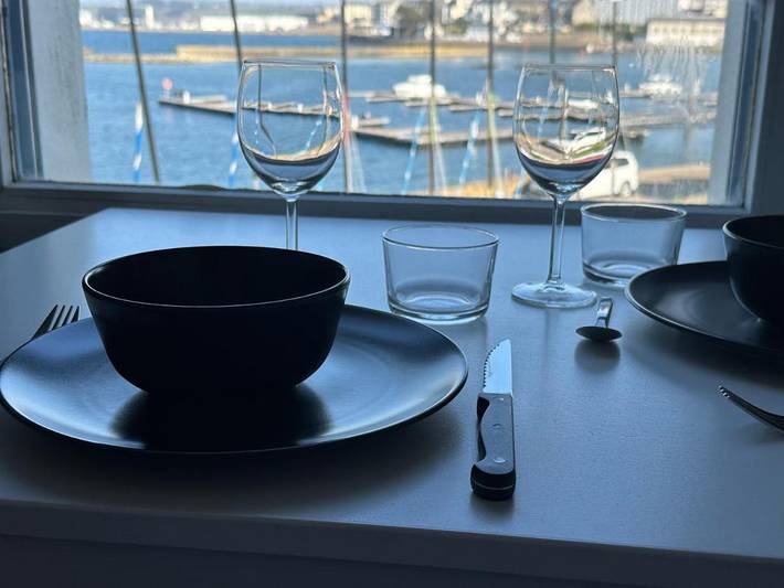 Gîte pour 4 personnes, avec terrasse et vue, animaux acceptés dans Port de plaisance de Douarnenez-Tréboul - 2