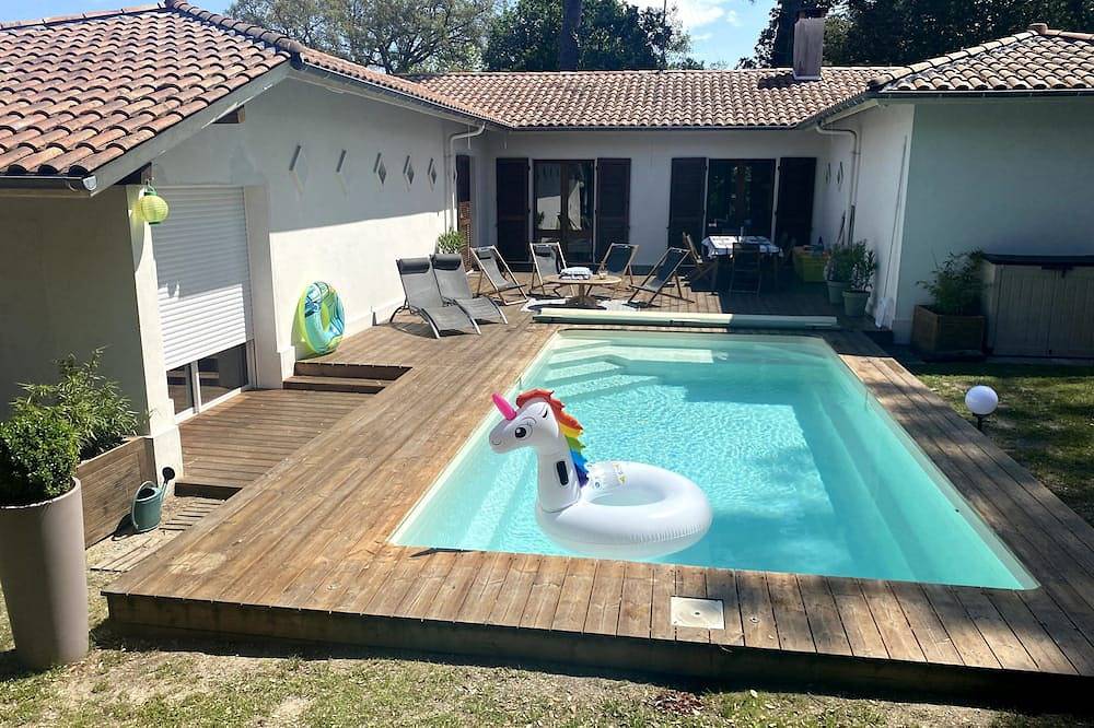 Haus / Villa mit Pool und Garten 10 Personen in der Nähe von Ocean in Messanges, Côte d’Argent