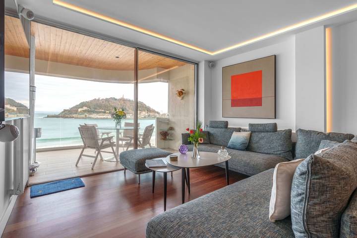 Vakantieappartement voor 6 personen, met Balkon en Terras in San Sebastian