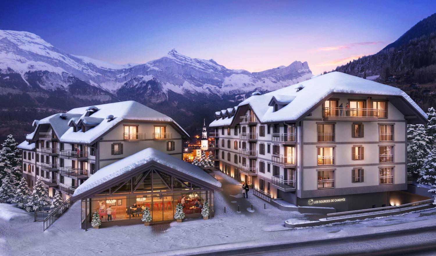 Appartement entier, Tsv Les Sources de Canopée 2p4p Mansarde in Saint-Gervais-les-Bains, Pays du Mont-Blanc