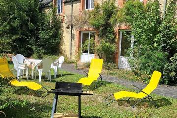 Gîte pour 7 personnes, avec jardin à Le Merlerault