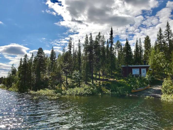 Ferienhaus für 2 Personen, mit Terrasse und Sauna sowie Seeblick in Lappland (Schweden) - 2