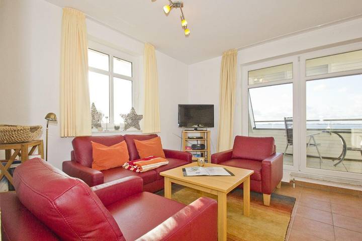 Apartamento entero, Hafennahe Ferienwohnung mit Balkon und Meerblick - Hafenhäuser Wiek 07 in Wiek, Rügen