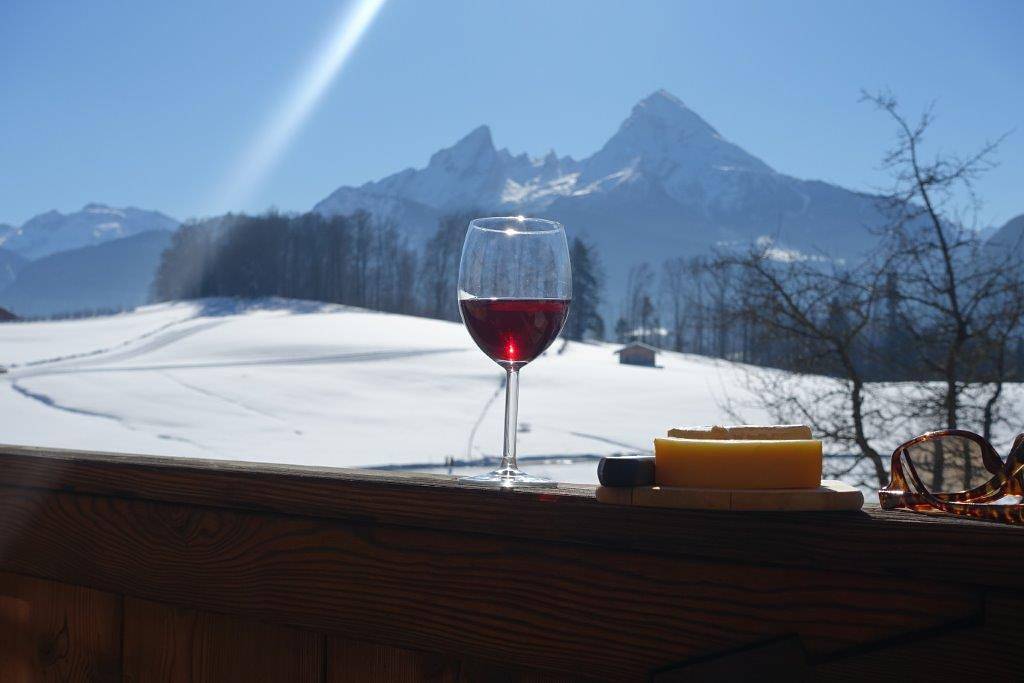 Ganze Ferienwohnung, Oberreitlehen - Ferienwohnung Watzmann für 1-2 Pers.,35 m², 1 Sz, Wohnküche, Terrasse in Bischofswiesen, Berchtesgadener Alpen