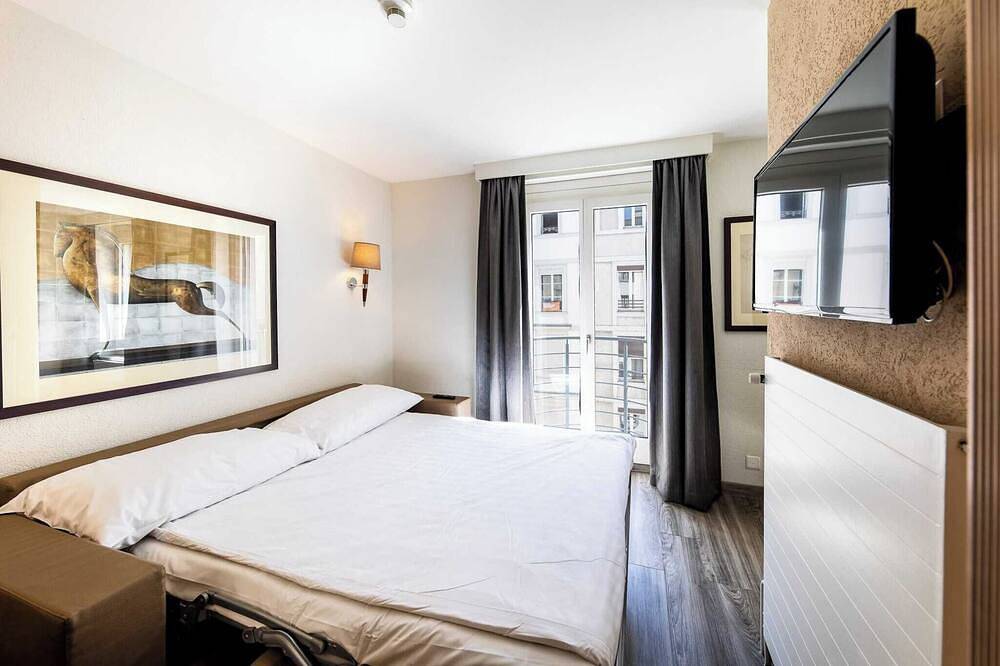 Apartamento inteiro, Apartment Cosy -1Br-4P- Genève in Pâquis, Genebra