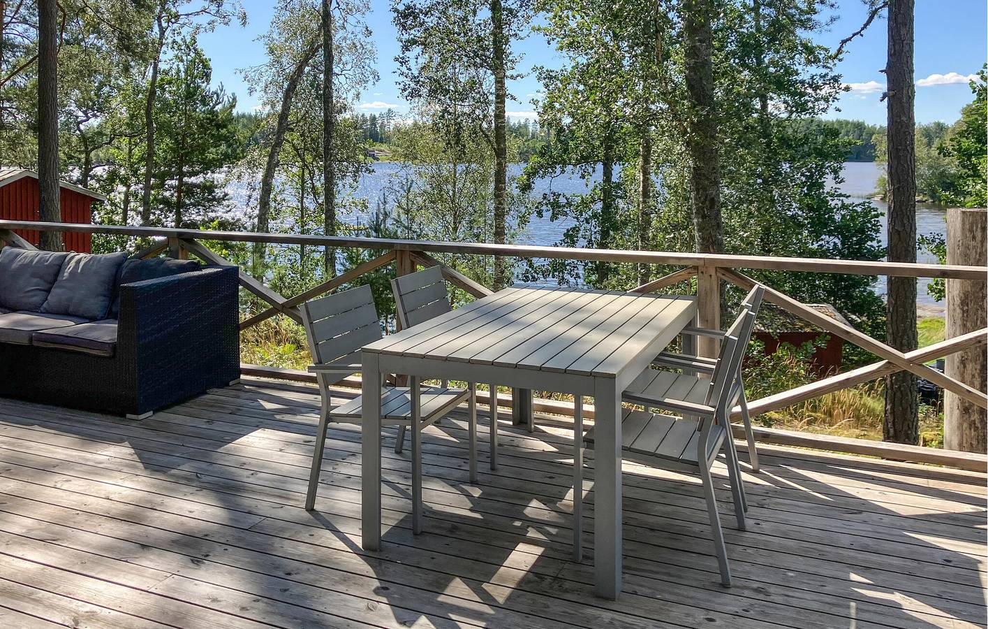 Ferienhaus für 5 Personen mit Seeblick in Värmland