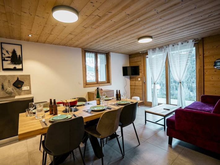Chalet pour 6 personnes, avec terrasse à Chatel