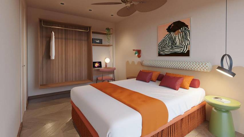 Hôtel pour 2 personnes, avec piscine et balcon