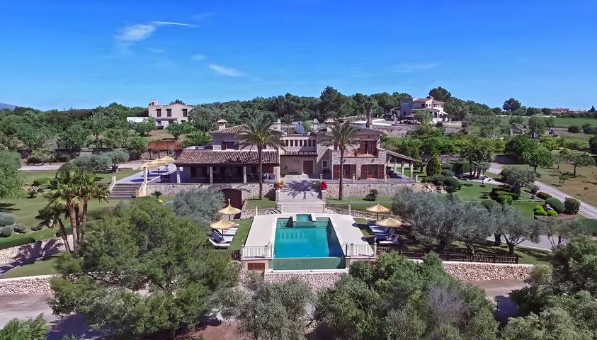 Casa de vacaciones para 16 personas, con Balcón en Ariany
