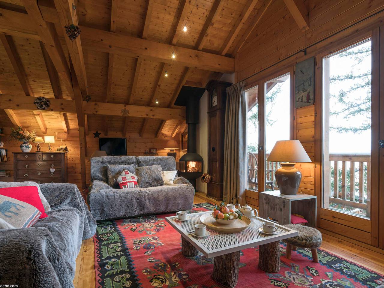 Cozy chalet in La Tania - 10 pers, parking, ski-in/ski-out in La Tania, La Perrière