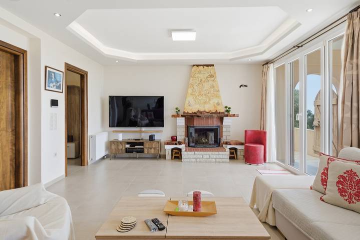 Villa for 7 personer med have in Korfu