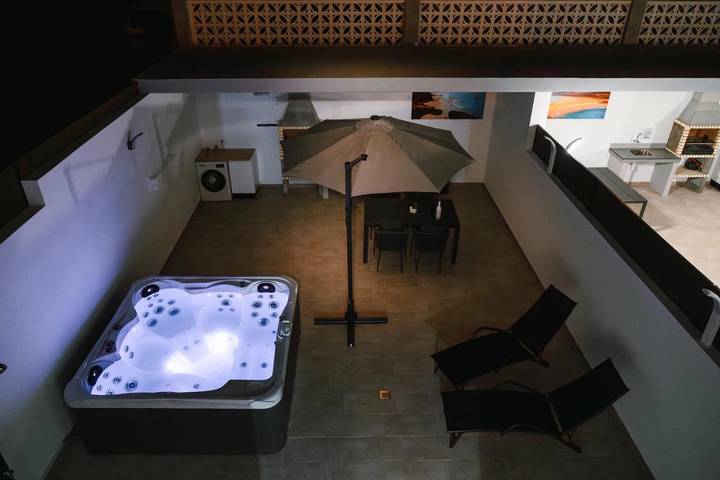 Apartamento para 5 personas, con terraza y vistas en Las Playitas