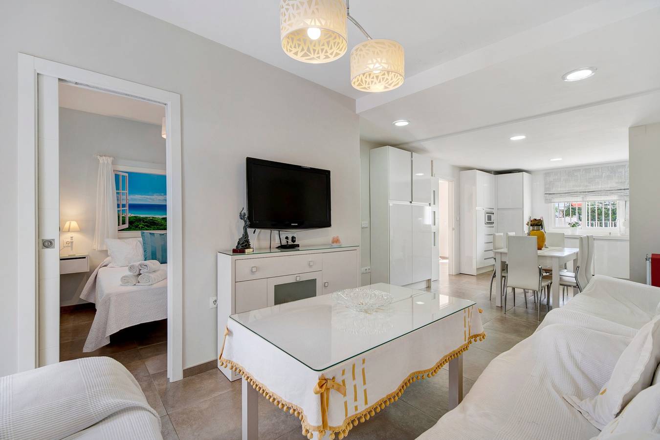 Ganze Wohnung, Ferienwohnung Casa Blanca mit privater Terrasse, Balkon und Wlan in Rota, Costa de la Luz