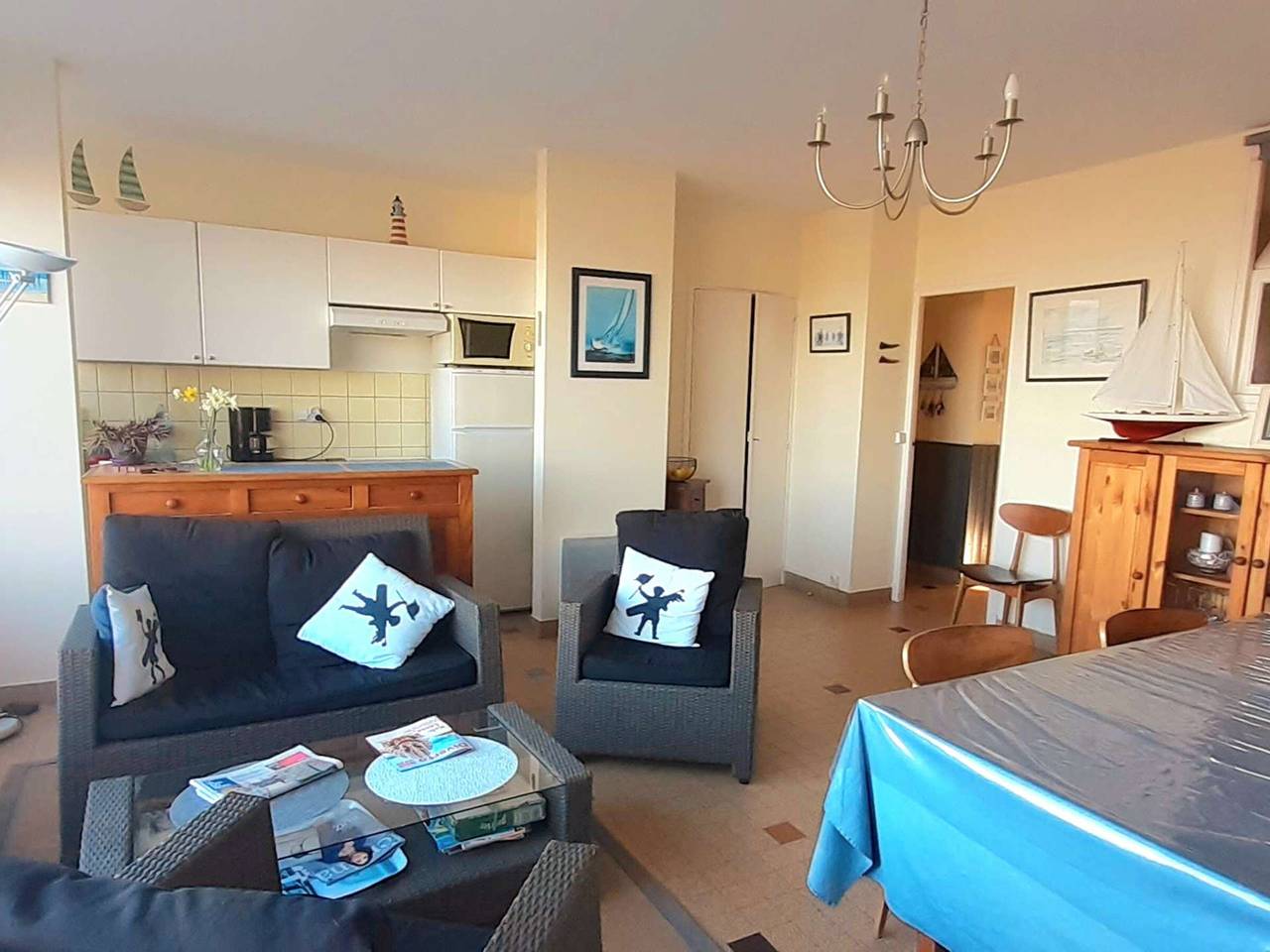 Apartamento entero, Apartamento vista al mar - 6 pers. in Cucq, Montreuil und Umgebung