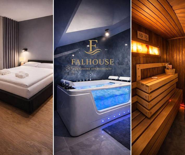 Apartament wakacyjny dla 6 osób, z Balkon i Jacuzzi oraz Sauna i Widok w Lesko