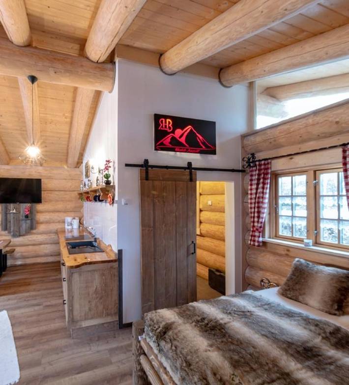 Chalet für 2 Personen, mit Ausblick und Garten sowie Terrasse und Sauna im Bayerischer Wald - 4