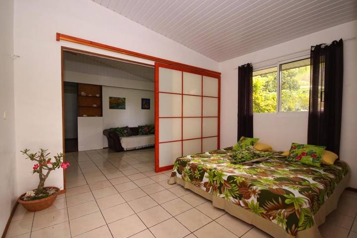 Location de vacances pour 5 personnes, avec vue et jardin dans Huahine - 3