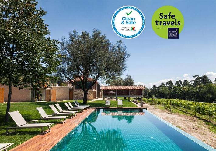Hotel para 10 pessoas, com Jacuzzi e Terraço e ainda Jardim and Piscina em Vila Verde