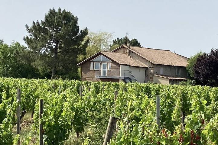 Gîte pour 2 personnes, avec piscine ainsi que balcon et jardin, animaux acceptés à Lamothe-Montravel - 4