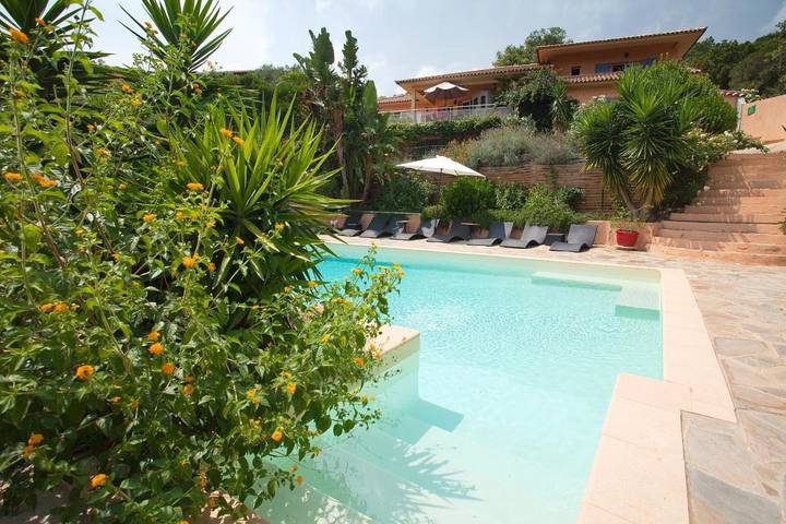 Chambre d’hôte pour 3 personnes, avec Terrasse ainsi que Jardin et Piscine à Sari-Solenzara