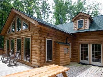 Log Cabin for 15 Guests in Beech Mountain, Watauga County, Picture 4