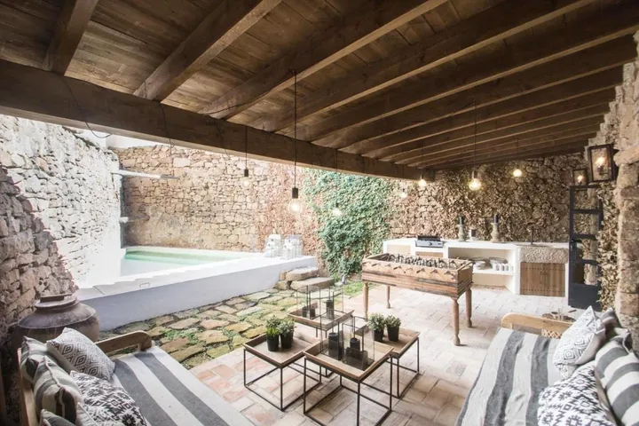 Maison de vacances pour 10 personnes, avec terrasse et piscine - 1